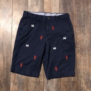 Brooks Brothers navy red and white mens shorts